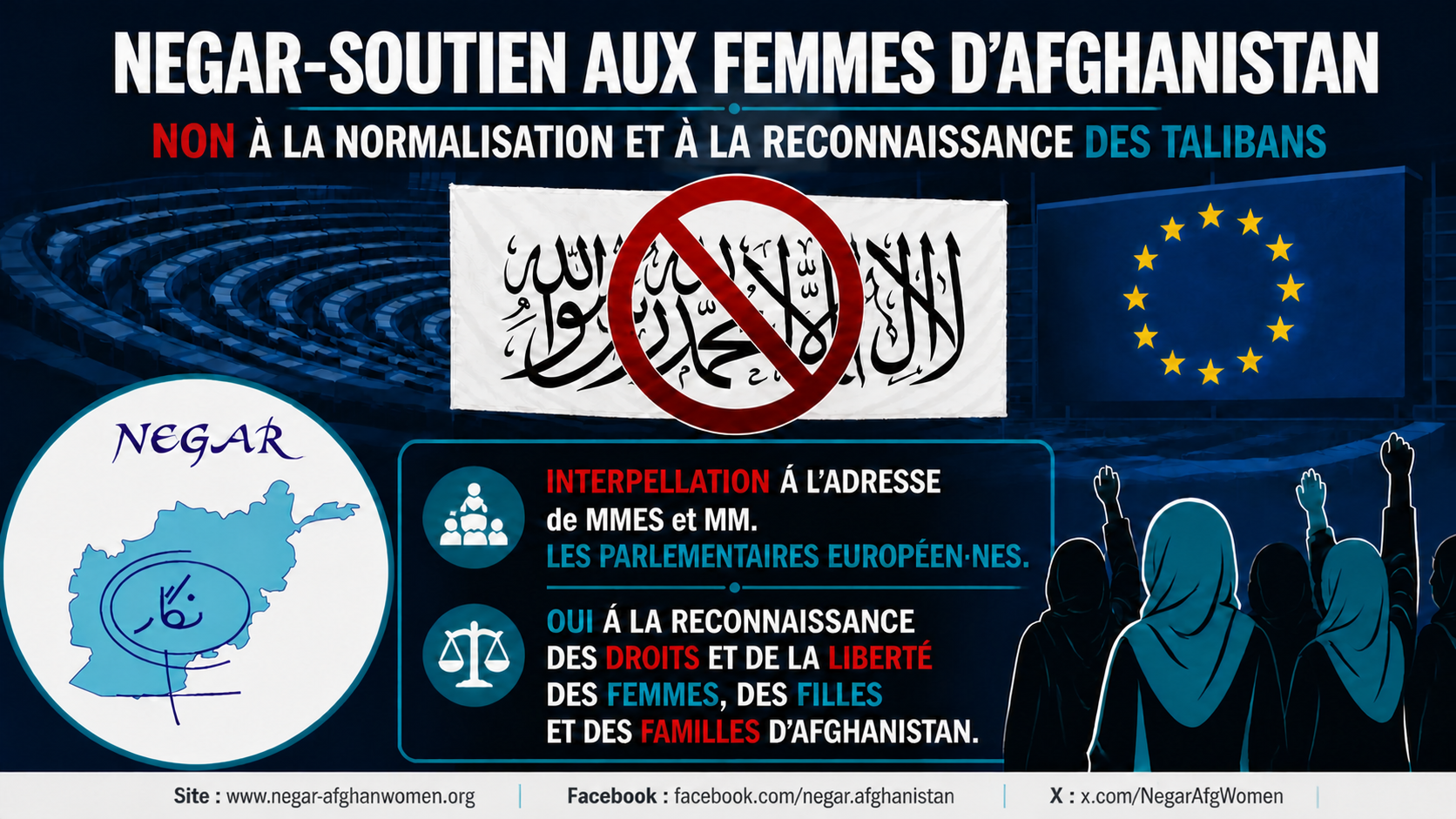 TRIBUNE DE NEGAR - SOUTIEN AUX FEMMES D'AFGHANISTAN