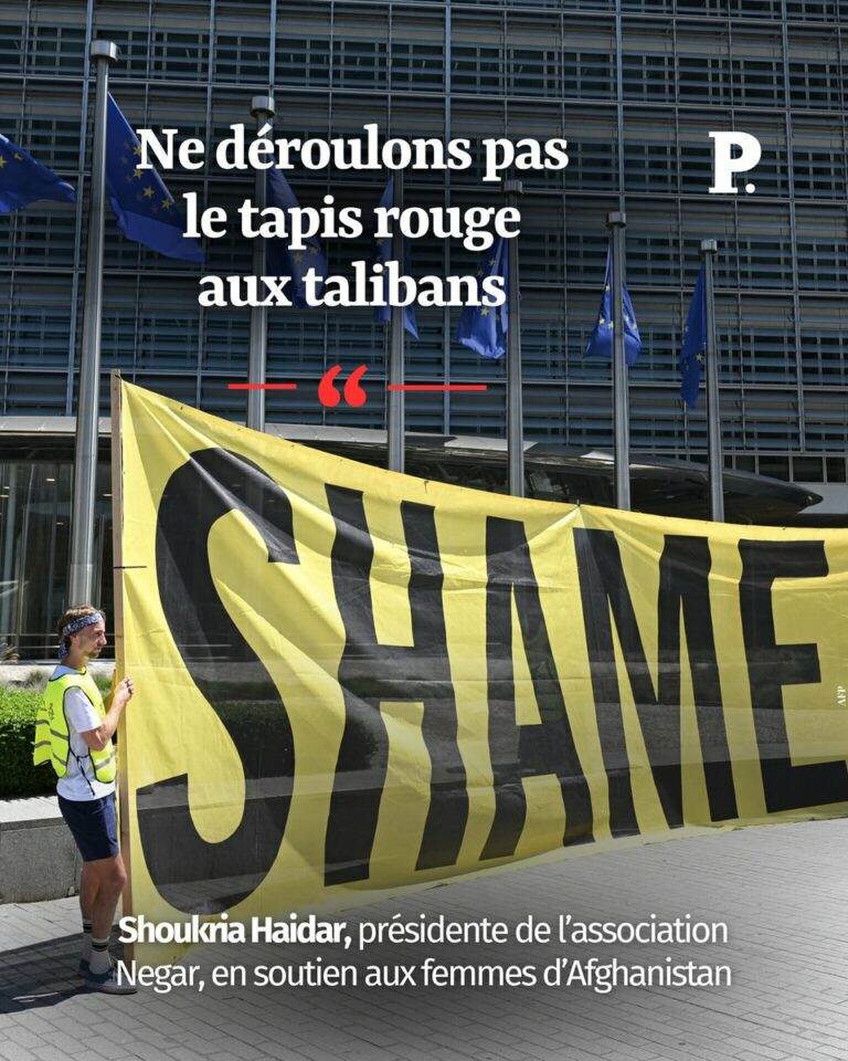 « Ne déroulons pas le tapis rouge aux talibans »
